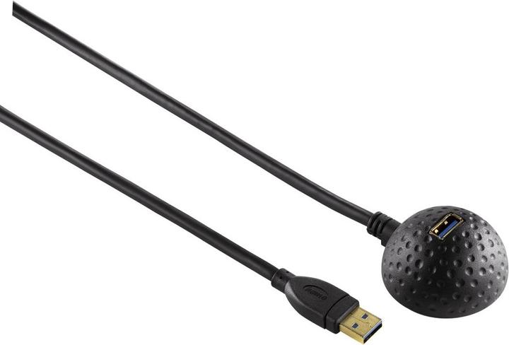 Produktbild Hama USB-3.0-Verlängerungskabel "Docking Ball" (1.50 m, USB 3.0)