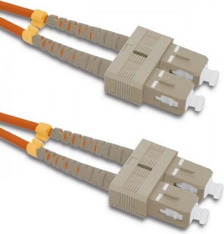 Qoltec światłowodowy SC/UPC 1.0m pomarańczowy (CAT6, 1 m)