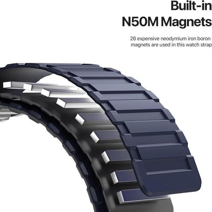 Image du produit Dux Ducis KJ Bracelet (42 mm, 45 mm, 44 mm, 49 mm, Silicone, Aimant)
