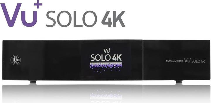 Actual product image Vu+ Solo 4K, 2x DVB-S2 FBC & 1x DVB-S2 SINGLE (2x DVB-S2 (Twin), DVB-S2)