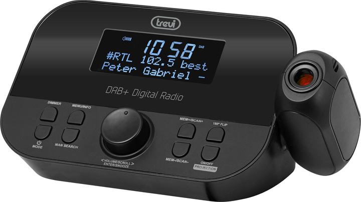Produktbild Trevi RC 85D8 DAB Digitaler Wecker Schwarz