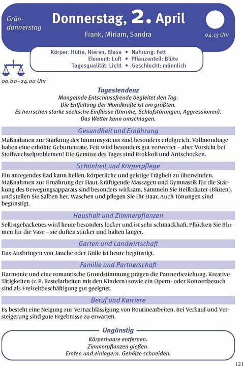 Produktbild Heyne Ludwig Der grosse Mondkalender 2026 (17 x 24 cm, Harter Einband, Deutsch)