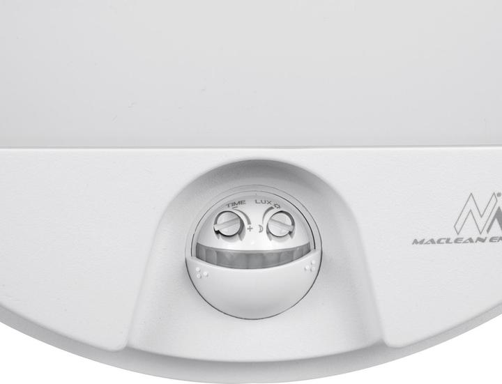 Immagine prodotto Maclean MCE291W Lampada LED con sensore di movimento a infrarossi 1100lm 15W IP54 baltas (1100 lm)