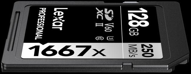 Productafbeelding Lexar Professioneel 1667x (128 GB, SDXC, U3, UHS-II)