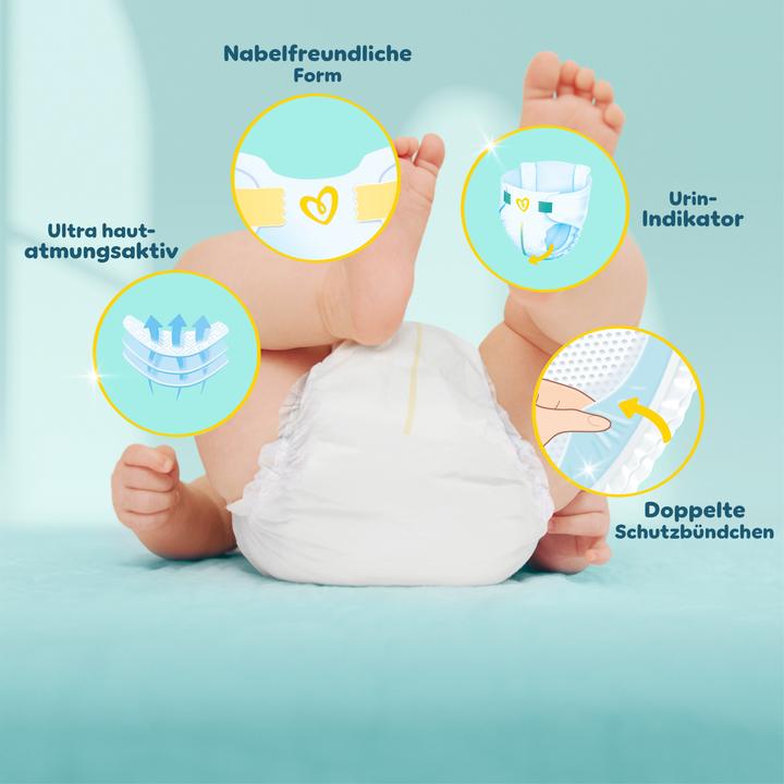 Produktbild Pampers Premium Protection (Gr. 0, Tragepack, 22 Stück)
