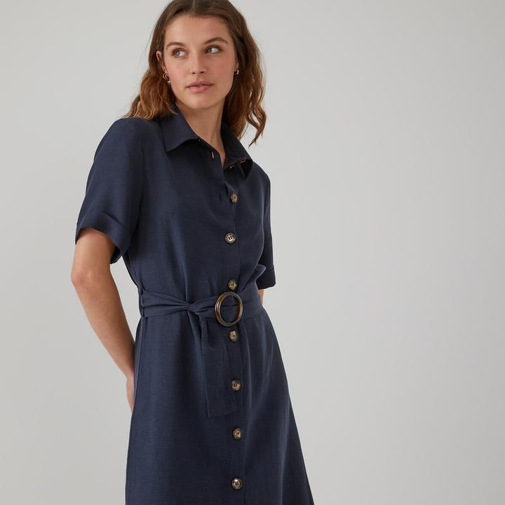 Actual product image La Redoute Collections Signature shirt dress (38)