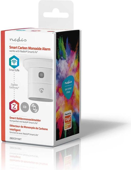 Image du produit Nedis ZBDCO11WT - Détecteur de CO SmartLife| Zigbee 3.0| Napájení na baterii | Android™/ IOS |S testova