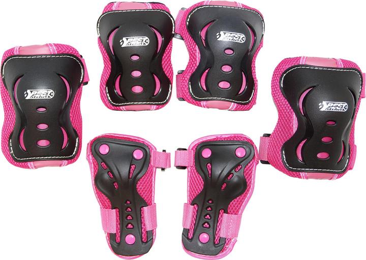 Produktbild Magni Best Sporting Schützer Set HQ, Kinder Knie-, Ellenbogen- und Handrückenschützer, Grösse XS/S M (S, Ellbogenschoner, Knieschoner, Handgelenkschoner)