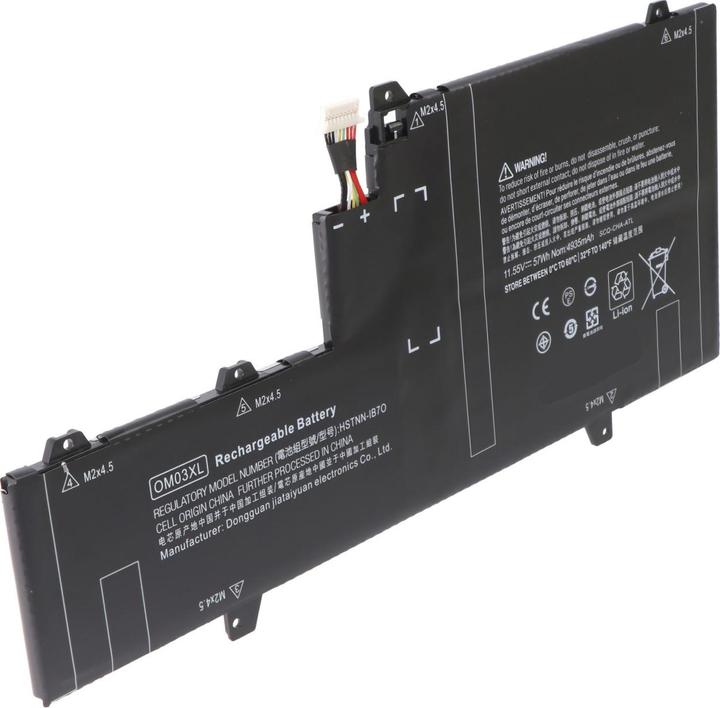 Produktbild AccuCell Akku HP EliteBook x360 1030 G2, OM03XL (4900 mAh)