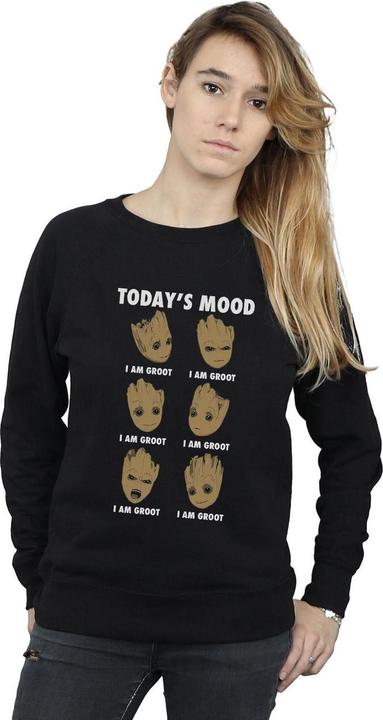 Actual product image Guardians of the Galaxy Womens/Ladies Today's Mood Groot Sweatshirt (S)