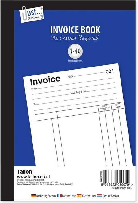 Produktbild Tallon Rechnungsbuch Selbstdurchschreibepapier (40 x)