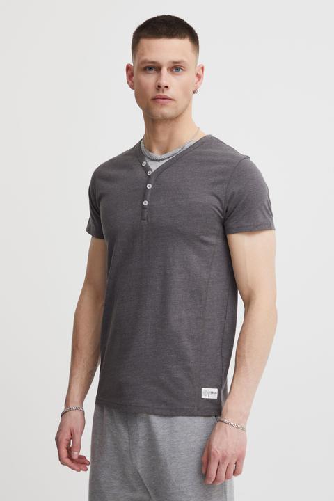 Immagine prodotto Solid Dorian T-Shirt A Maniche Corte Maglietta Da Uomo Con Collo Grandad (S)