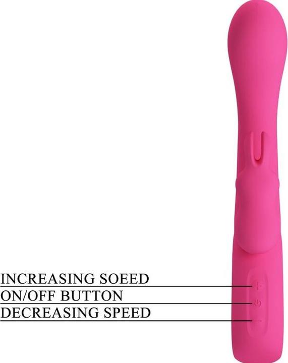 Image du produit Pretty Love Novak Rabbit Vibrateur 12 Vibrations Rose