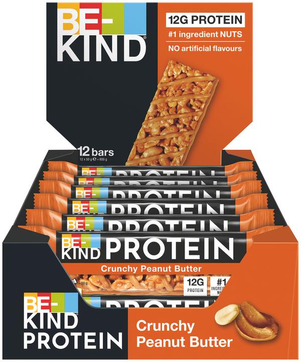 Be-Kind Protein Crunchy Peanut Butter (Erdnussbutter, 12 Stk., 600 g)
