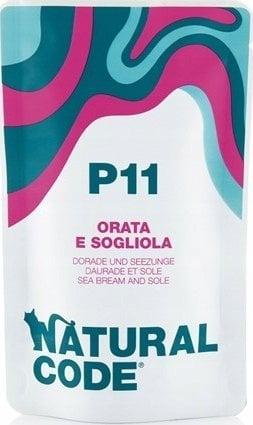 Produktbild Natural Code P11 Adult Cat Dorade und Seezunge (Adult, 24 Stk., 70 g)