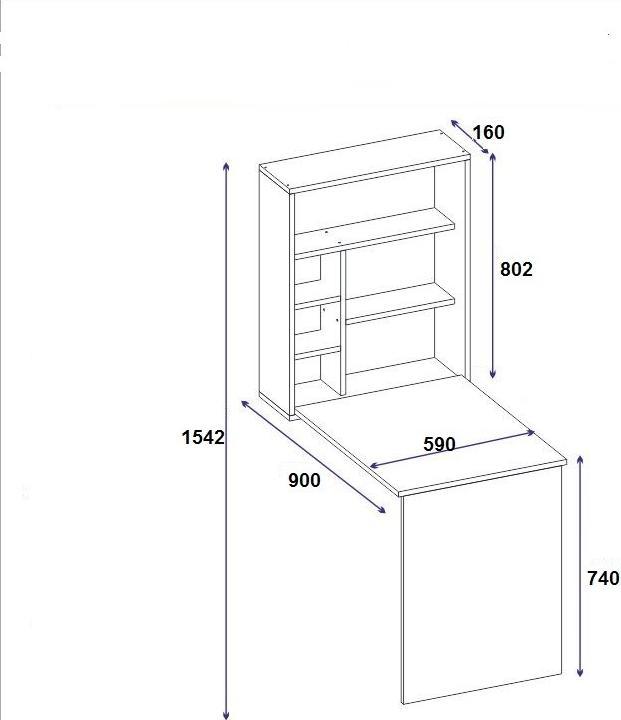 Actual product image Kalune Design Raven (59 x 154 x 90 cm)