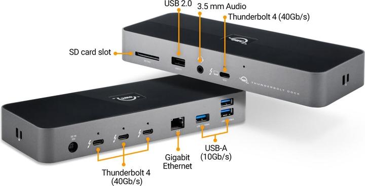 Produktbild OWC Owctb4dock (Thunderbolt, 10 Ports)