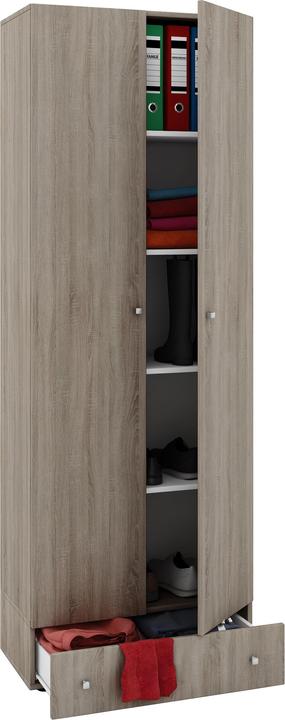 Image du produit VCM Holz Mehrzweckschrank Serie Vandol mit Drehtüren (70 x 40 cm)