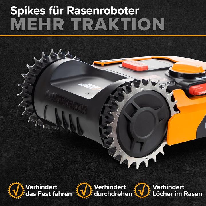 Image du produit Robo Claws Crampons pour robot de tonte Worx Landroid S et M (Herbicide, Garage pour tondeuse robot)