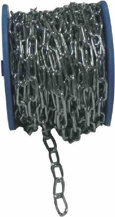 Actual product image Pösamo Welding chain Psamo 4 mm galvanised steel, form C, long link by the metre (0.04 m)