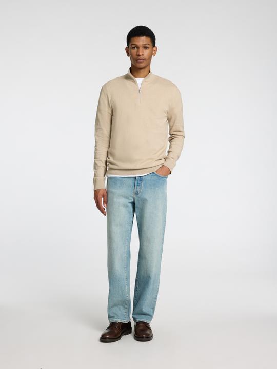 Actual product image Selected Homme Half-zip knitted jumper (XXL)