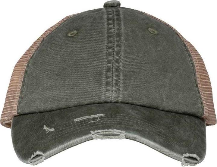 Actual product image Native Spirit Unisex Adult Destroy Washed Trucker Cap (One size)