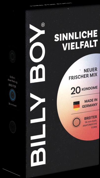 Produktbild Mapa Billy Boy «Sinnliche Vielfalt» 20 gemischte Kondome im gefühlvollen Kondomsortiment (20 Stk.)