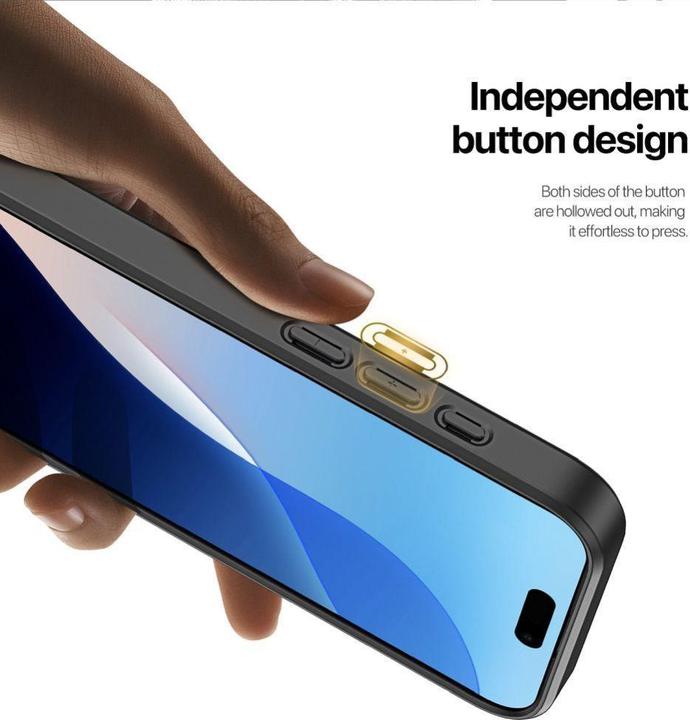 Immagine prodotto Dux Ducis Custodia per iPhone 16 Plus con slot per schede - Nero (Apple iPhone 16 Plus)