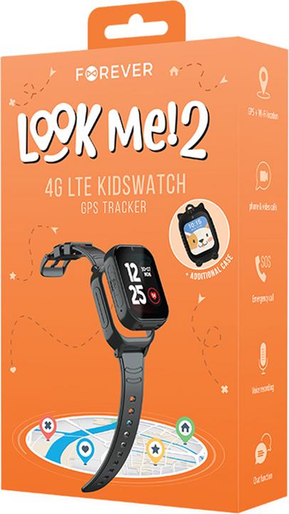 Actual product image Forever Smartwatch GPS WiFi 4G Kids KW-510 black (4G)