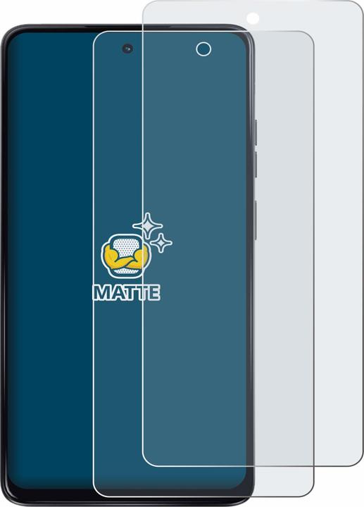Actual product image BROTECT Anti-glare screen protector matt (2 Piece, Motorola Moto G24)