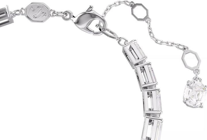 Actual product image Swarovski Matrix Tennis Armband Baguette Schliff Weiss (20.50 cm, Swarovski Metal)