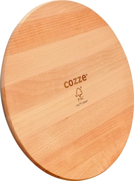 Produktbild Cozze ® Pizzaschneidbrett Ø350 x 12mm Bambusholz