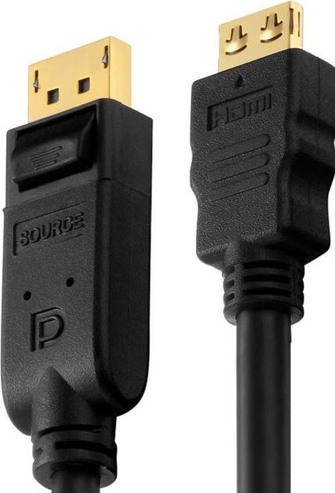 Immagine prodotto HDgear DisplayPort — HDMI (Typ A) (1.50 m, DisplayPort, HDMI)