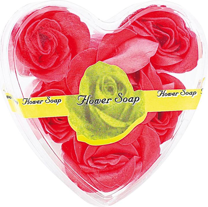 Actual product image Pearl 6 red rose scented soaps
