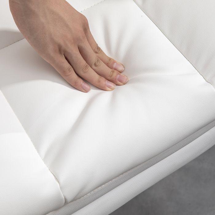 Produktbild Swisshandel24 Bürostuhl, Ergonomisch Schreibtischstuhl mit Liegefunktion, Lendenkissen, Weiss