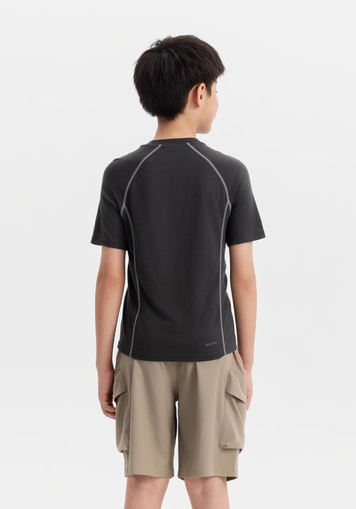 Actual product image Quechua Wander-T-Shirt Kinder Merino - MH900 grau (14, 15, 16)