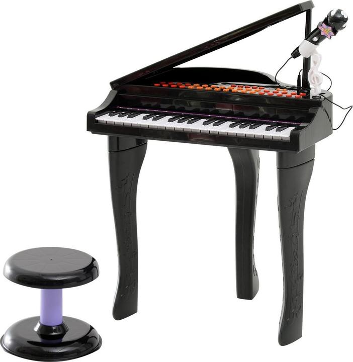 Immagine prodotto Homcom Pianoforte per bambini con microfono (Inglese, Tedesco)