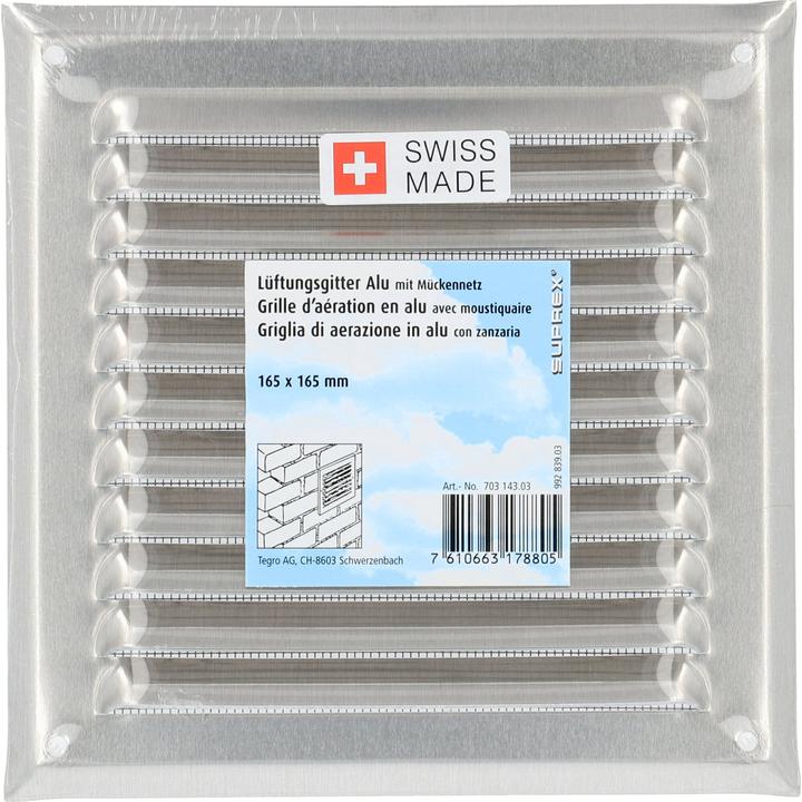 Produktbild Suprex Alugitter mit Fliegengitter