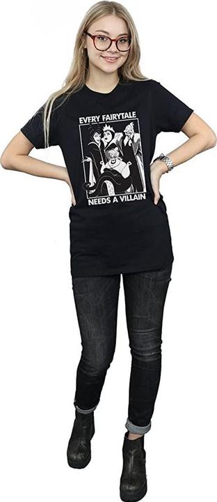 Image du produit Disney T-shirt en coton Femme/Ladies Every Fairy Tale Needs A Villain (Chaque conte de fées a besoin d'un (S)