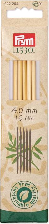 Produktbild Prym Stricknadeln BAMBUS 4.00 mm, 15 cm