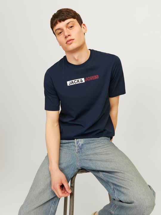 Image du produit Jack & Jones Logo col rond T-shirt T-shirt (S)