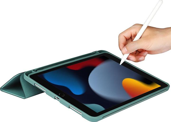 Immagine prodotto Apfelkiste Custodia smart in pelle + supporto per Apple Pencil (IPad 10.2 (2019/2020/2021))
