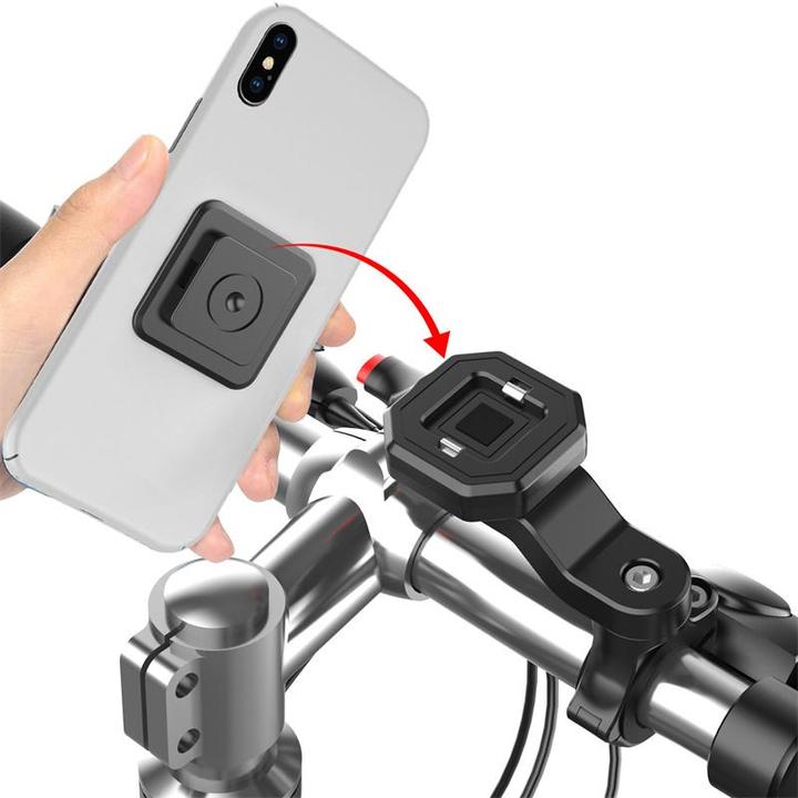 Actual product image PhoneLook Quick Lock smartphone holder for bike and motorbike with quick release function