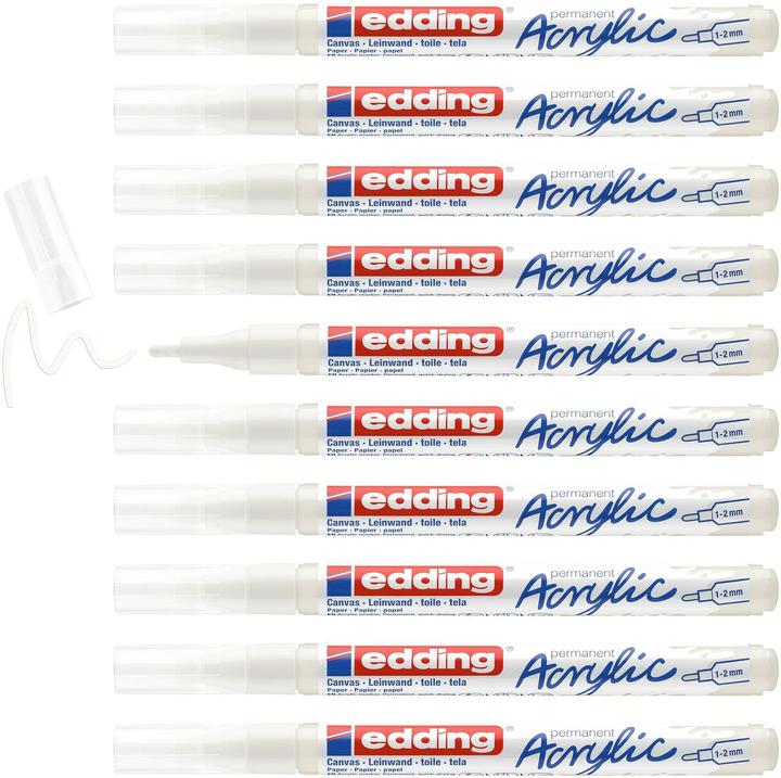 Produktbild Edding Acrylmarker 5300 Fein (White, 2 mm, 1 x)