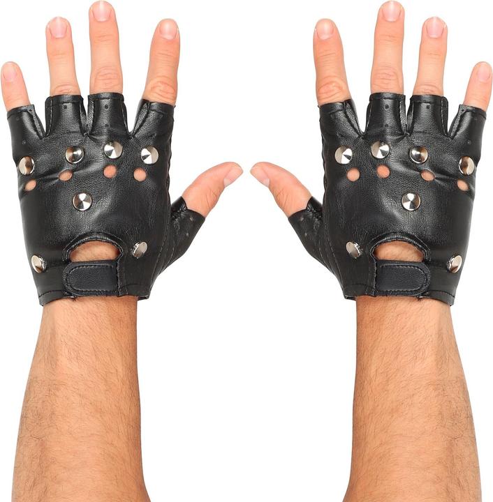 Produktbild Widmann FINGERLOSE NIETENHANDSCHUHE in Lederoptik