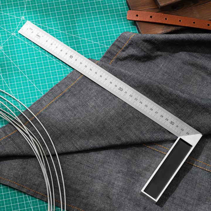 Produktbild Deli Tools Steel Angle Ruler EDL302350, 350mm (350 mm)