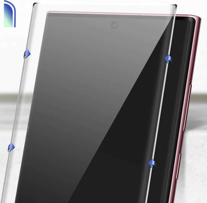 Actual product image X-One Bulletproof glass, glass protection film, protective glass (1 Piece, Samsung Galaxy S21)