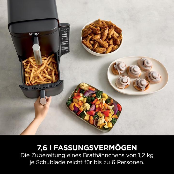 Productafbeelding Ninja Heteluchtfriteuse met dubbele stapel, 7,6 liter