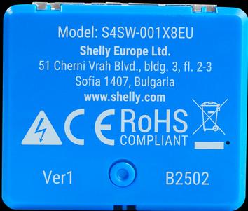 Actual product image Shelly 1 Mini Gen4 2-pack (Switch actuator)