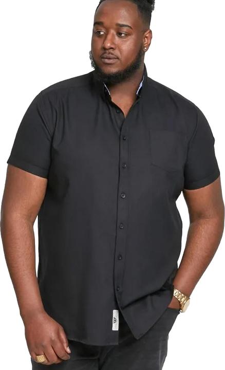 Actual product image DUKE Mens James Oxford Kingsize Short-Sleeved Shirt (4XL)